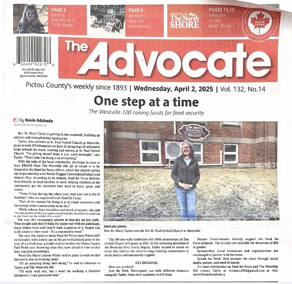 We made the front page!